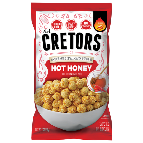 G.H. Cretors Handcrafted Small-Batch Hot Honey Popcorn
