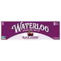 Waterloo Black Cherry Sparkling Water - 12 pk