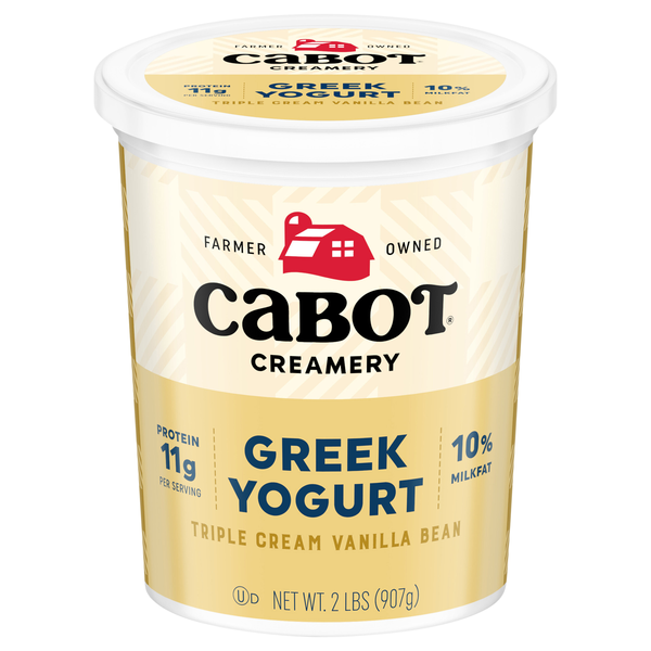 Cabot Triple Cream Vanilla Bean Greek Yogurt