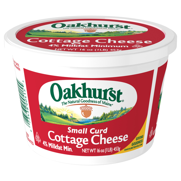 Oakhurst 4% Milkfat Small Curd Cottage Cheese