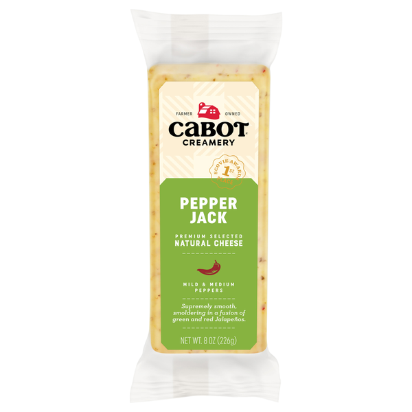 Cabot Natural Pepper Jack Cheese Block