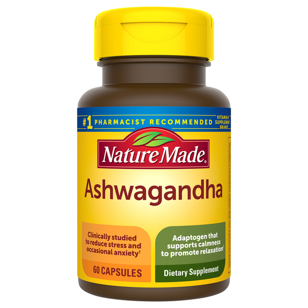 Nature Made Ashwagandha Dietary Supplement Capsules