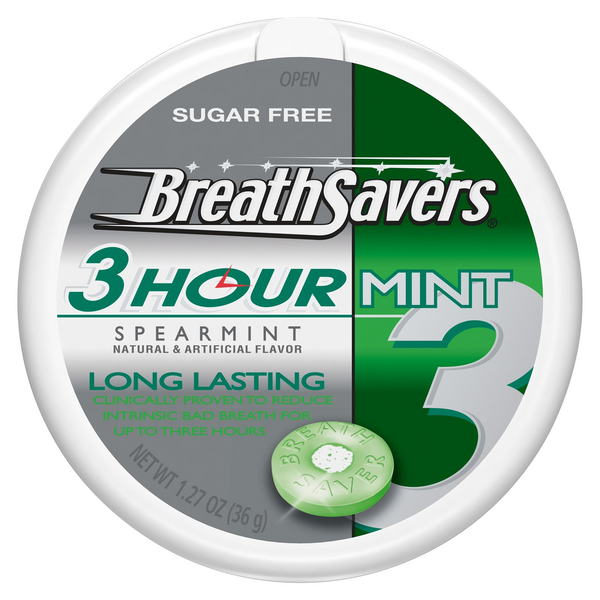 Save on BreathSavers 3 Hour Mints Spearmint Sugar Free Order Online Delivery Food Lion