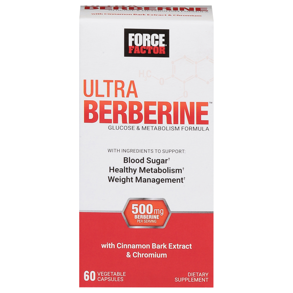 Force Factor Ultra Berberine Vegetable Capsules