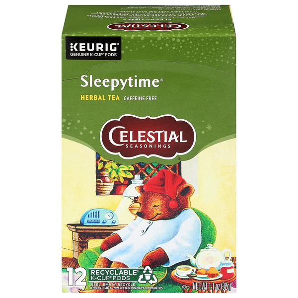 Celestial Seasonings Caffeine Free Sleepytime Herbal Tea K-Cup Pods