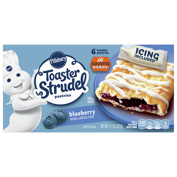 Save on Pillsbury Toaster Strudel Pastries Blueberry 6 ct Order