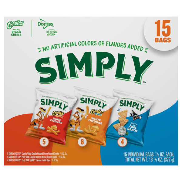 Frito Lay Simply Snack Mix Variety Pack - 15 ct