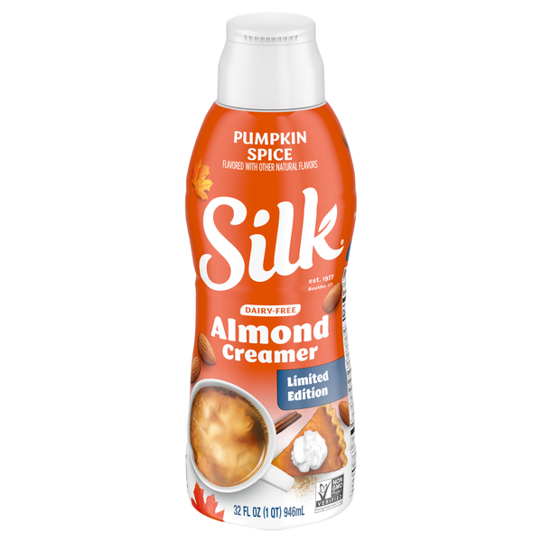 Silk Dairy Free Pumpkin Spice Flavored Almond Coffee Creamer