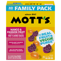 Mott's Mango & Passion Fruit Flavored Snacks Family Pack - 40 ct