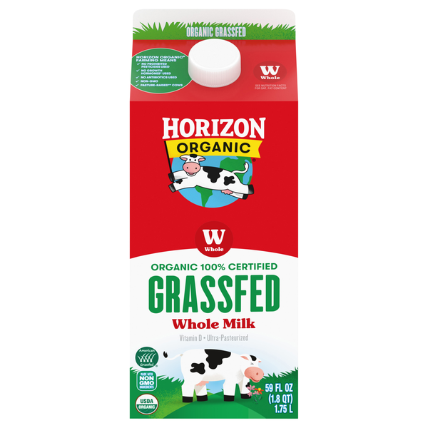 Horizon Organic Grass-fed Vitamin D Whole Milk