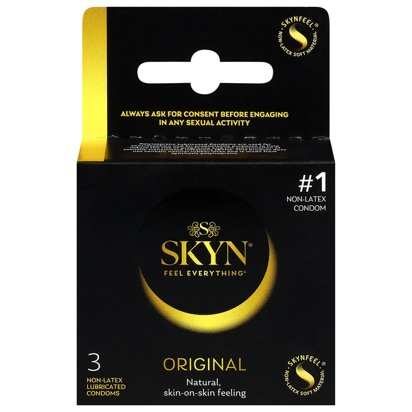 Skyn Feel Everything Non-Latex Lubricated Condoms Original