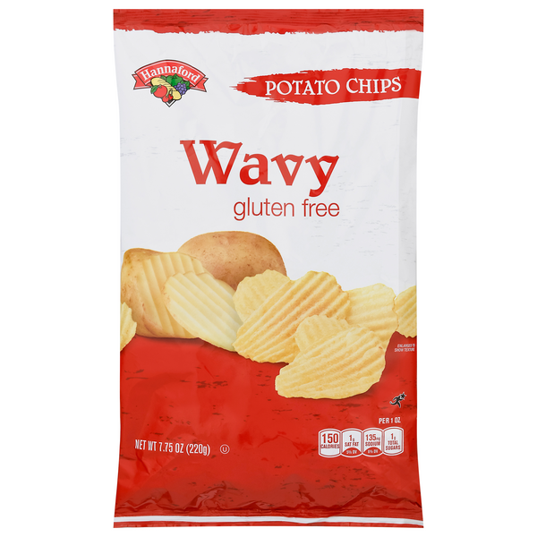 Hannaford Gluten Free Wavy Potato Chips