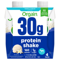 Orgain Vanilla Bean 30g Protein Shake - 4 pk