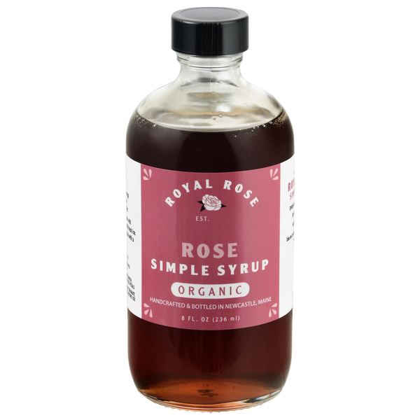 Royal Rose Organic Rose Simple Syrup