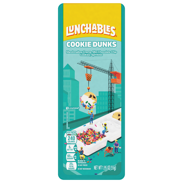 Lunchables Snack Combinations Cookie Dunks