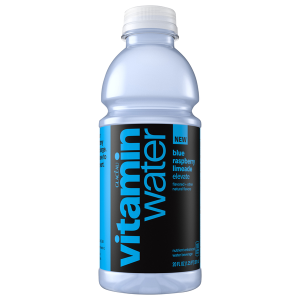 vitaminwater Blue Raspberry Limeade Enhanced Water Beverage