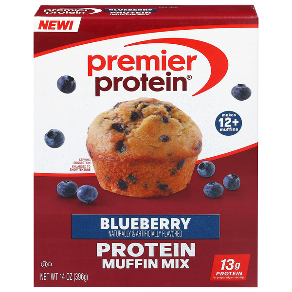 Premier Blueberry 13g Protein Muffin Mix