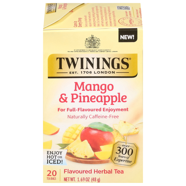 Twinings Mango & Pineapple Herbal Tea Bags