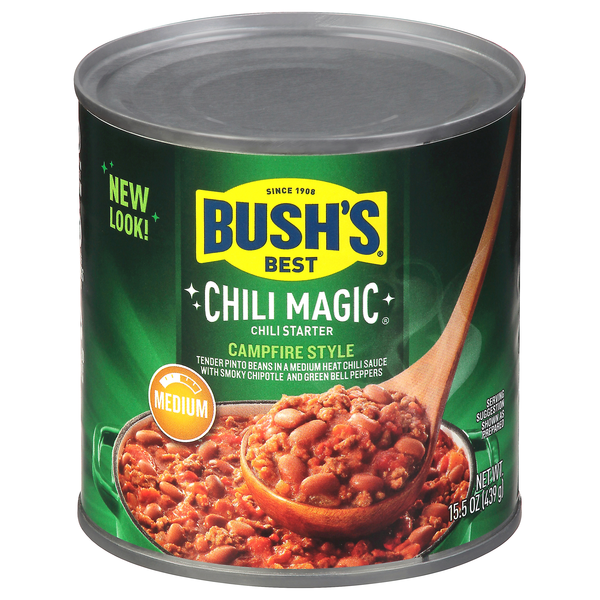 Bush's Best Chili Magic Medium Campfire Style Chili Starter