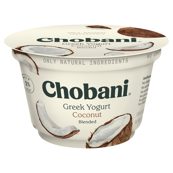 Save on Chobani Greek Yogurt Coconut Blended 2 Milk Fat Order Online
