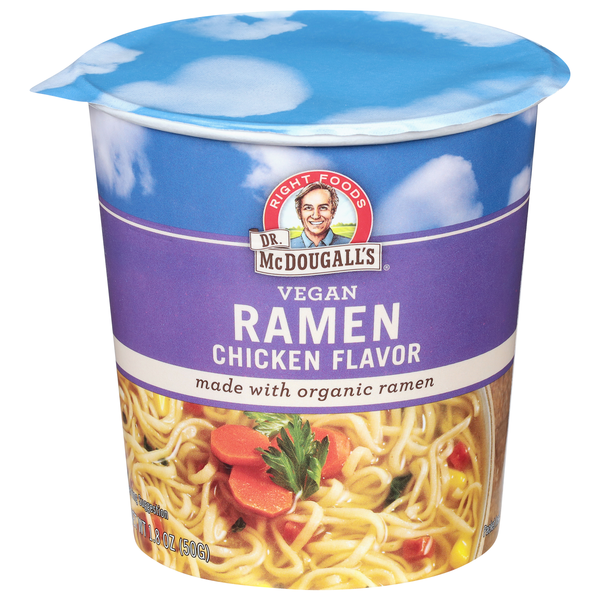 Dr. McDougall's Vegan Chicken Flavor Ramen Noodle Soup Cup