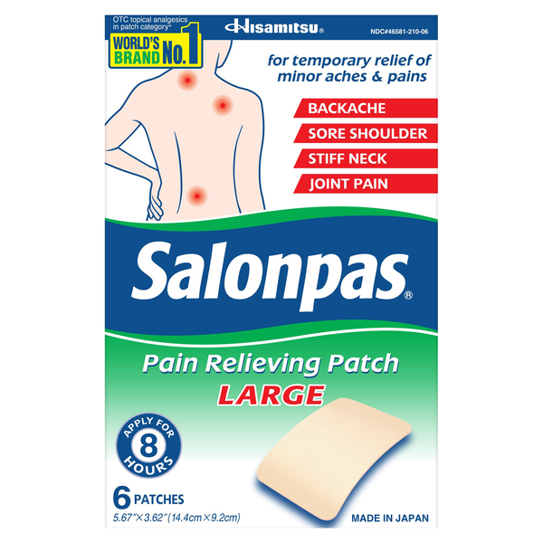 Salonpas Pain Relieving Patch Large