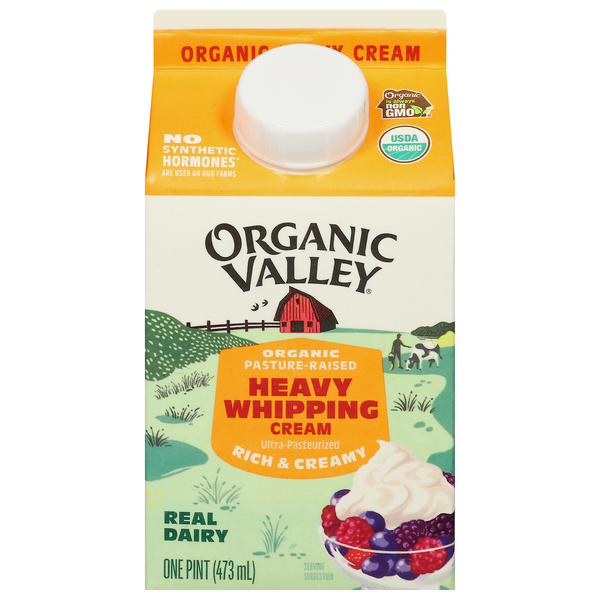Save on Organic Valley Heavy Whipping Cream Order Online Delivery GIANT