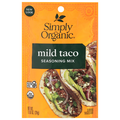 Simply Organic Gluten Free Mild Taco Seasoning Mix Packet