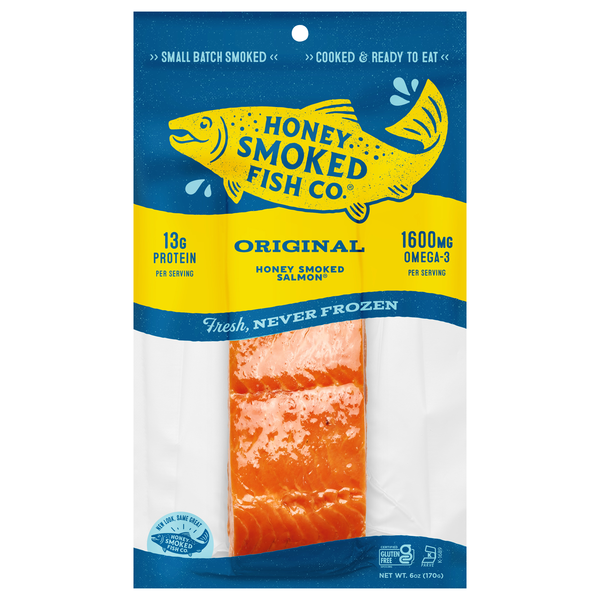 Honey Smoked Fish Co. Original Honey Smoked Salmon Refrigerated