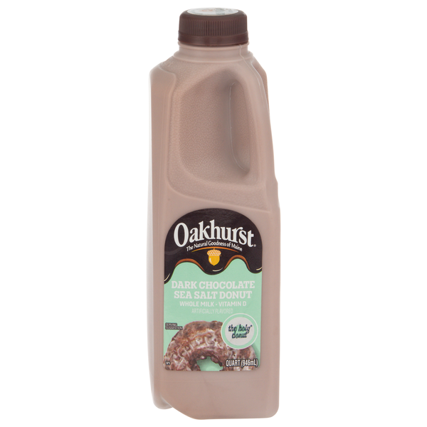 Oakhurst Dark Chocolate Sea Salt Donut Flavored Whole Milk