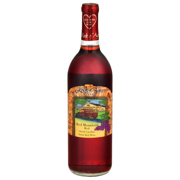 Rock Of Ages Red Mountain North Carolina Sweet Red Wine