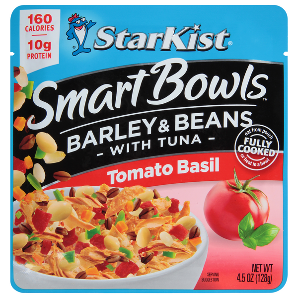 StarKist Smart Bowls Wild Caught Tomato Basil Barley & Beans with Tuna