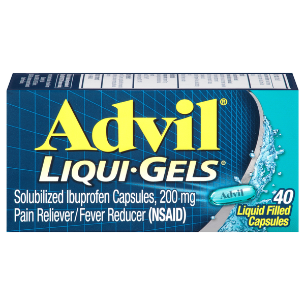 Advil Ibuprofen Pain Relief 200 mg Liqui-Gels