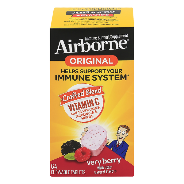 Airborne Berry Immune Support Chewable Tablets