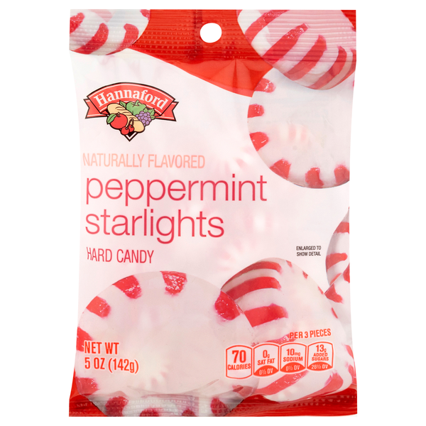 Hannaford Peppermint Starlights Hard Candy