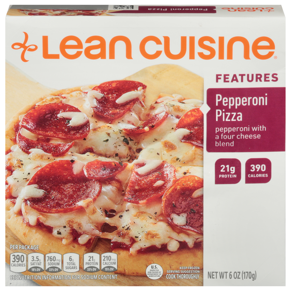 Lean Cuisine Protein Kick Pepperoni Pizza Frozen