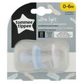 Tommee Tippee Ultra Light Soft Orthodontic Silicone Pacifier Blue 0-6m