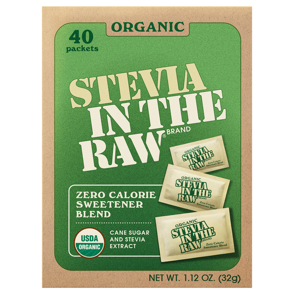 Stevia In The Raw Organic Zero Calorie Sweetener Blend