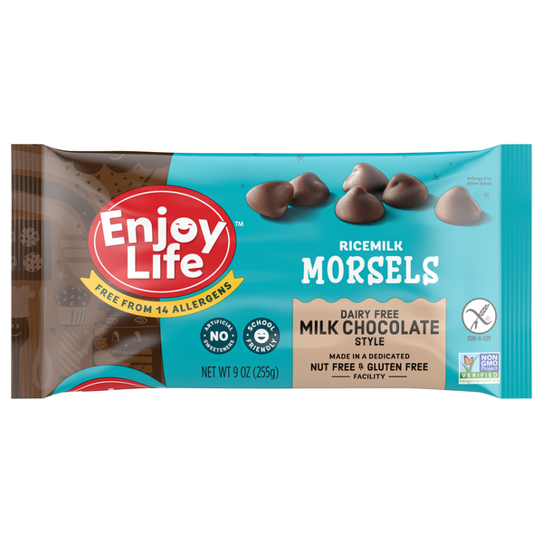 Enjoy Life Gluten Free Vegan Ricemilk Chocolate Baking Morsel Chips