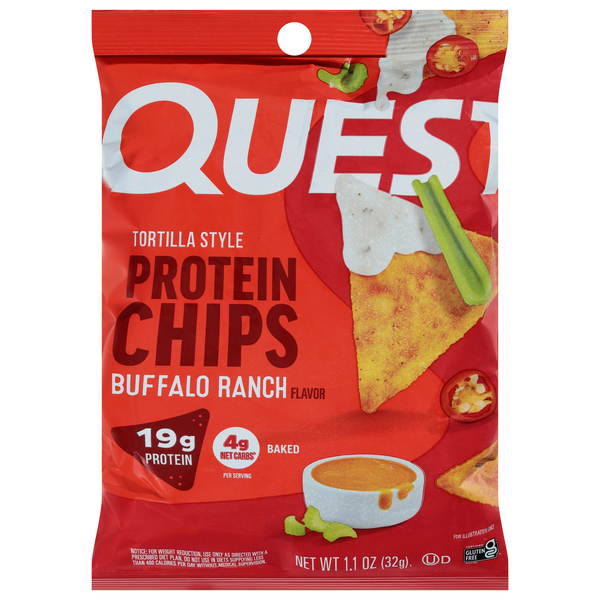 Quest Buffalo Ranch Tortilla Style Protein Chips