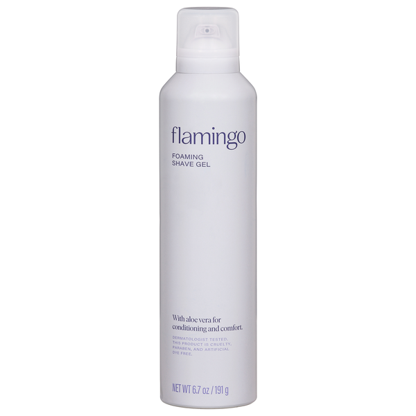 Flamingo Foaming Shave Gel with Aloe Vera
