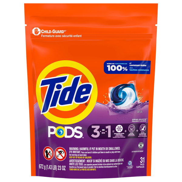 Tide Coldwater Clean 3-in-1 Spring Meadow Detergent Pods