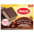 Hood Mini Double Chocolate Ice Cream Sandwiches - 12 ct