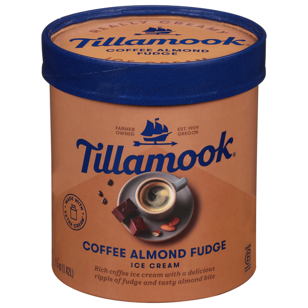 Tillamook Coffee Almond Fudge Ice Cream