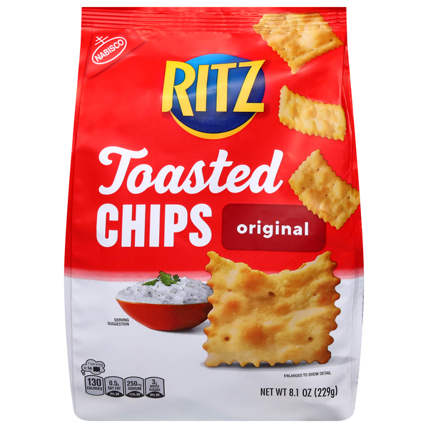 Nabisco Ritz Toasted Chips Original Crackers