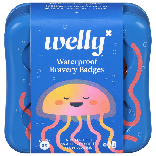 Welly Waterproof Bravery Badges Assorted Bandages