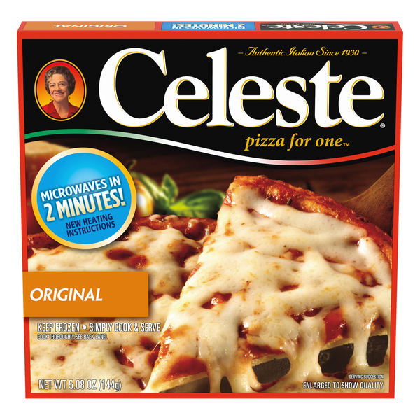 Celeste Pizza For One Original Frozen Microwavable