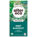 Alter Eco Organic Superdark Crisp Mint Chocolate Candy Bar 90% Cocoa