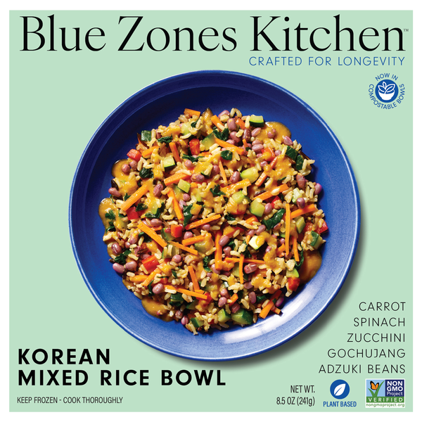 Blue Zones Kitchen Korean Mixed Rice Bowl Frozen