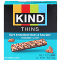 KIND Thins Gluten Free Dark Chocolate Nuts & Sea Salt Bars - 10 ct